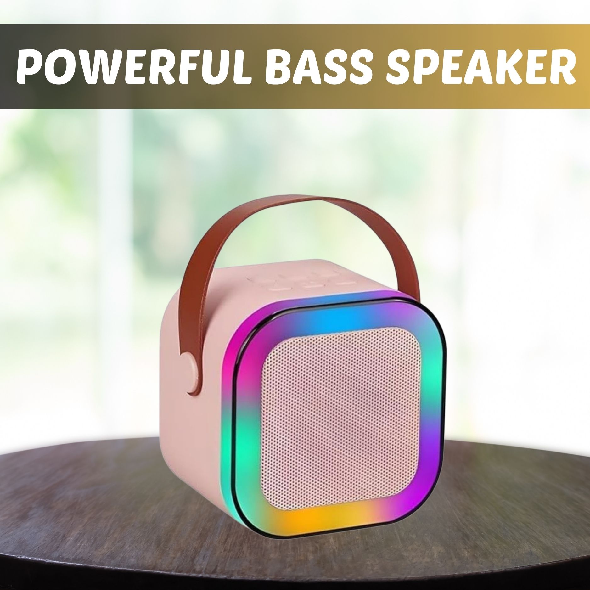 SACRO W12 (PORTABLE WIRELESS BLUETOOTH SPEAKER) Dynamic Thunder Sound & RGB LightQ244 10 W Bluetooth Laptop/Desktop Speaker-image-48