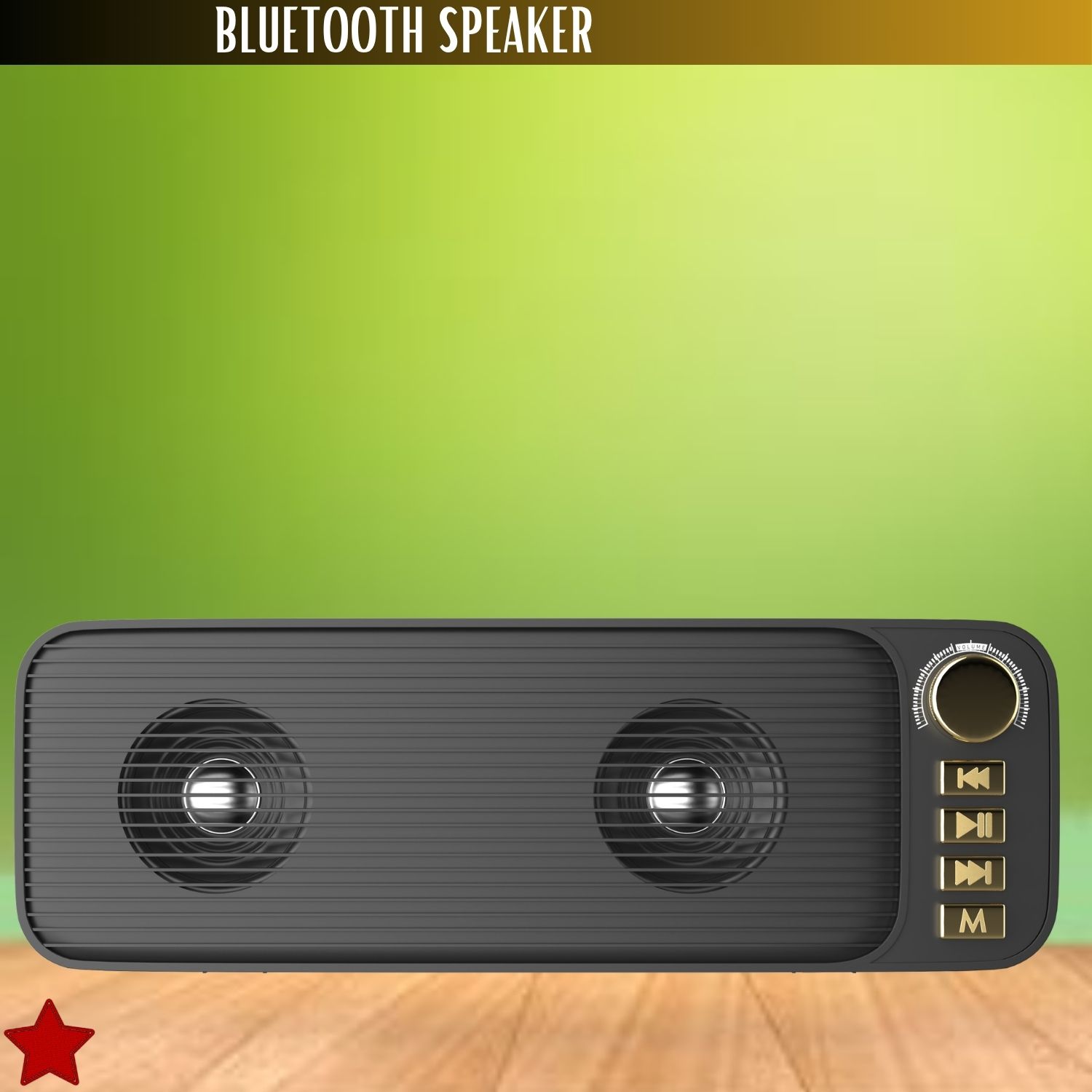 SACRO Shehnsha (PORTABLE BLUETOOTH DESKTOP SPEAKER) With Dynamic Thunder SoundRQ499 40 W Bluetooth Laptop/Desktop Speaker-image-49