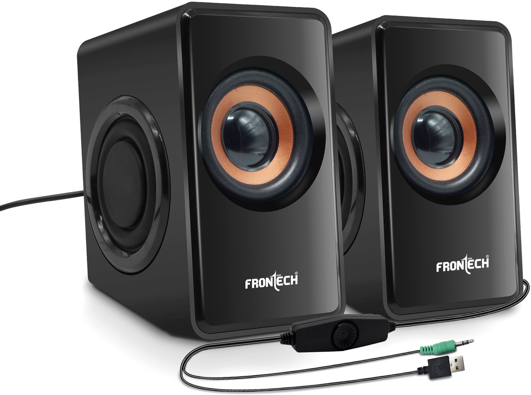 Frontech 2.0 USB Powered Multimedia Speakers 5 W Laptop/Desktop Speaker-image-30