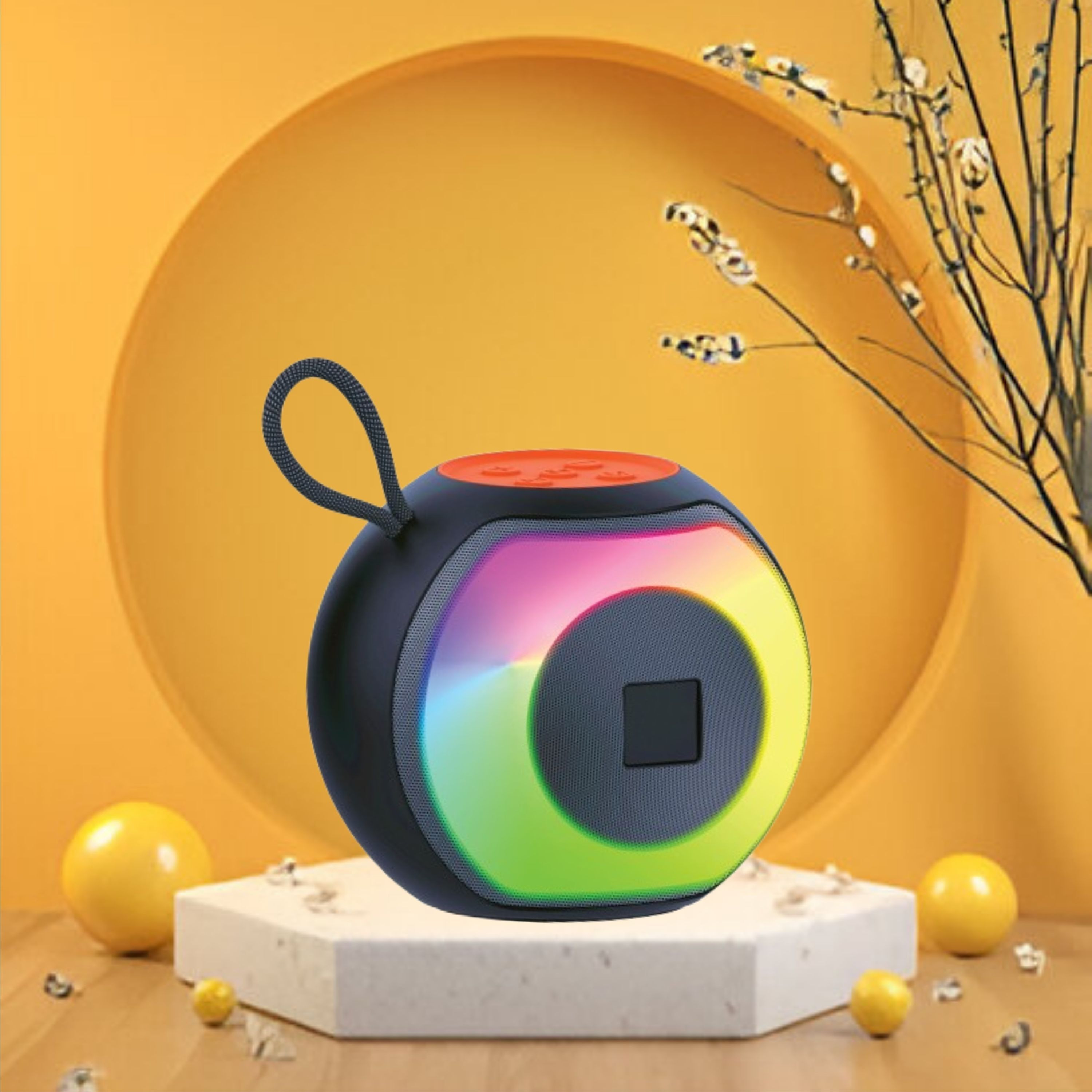 GUGGU Pearl (PORTABLE SMART DESKTOP SPEAKER) Dynamic Thunder Sound 1500mAh BatteryH237 12 W Bluetooth Laptop/Desktop Speaker image 1