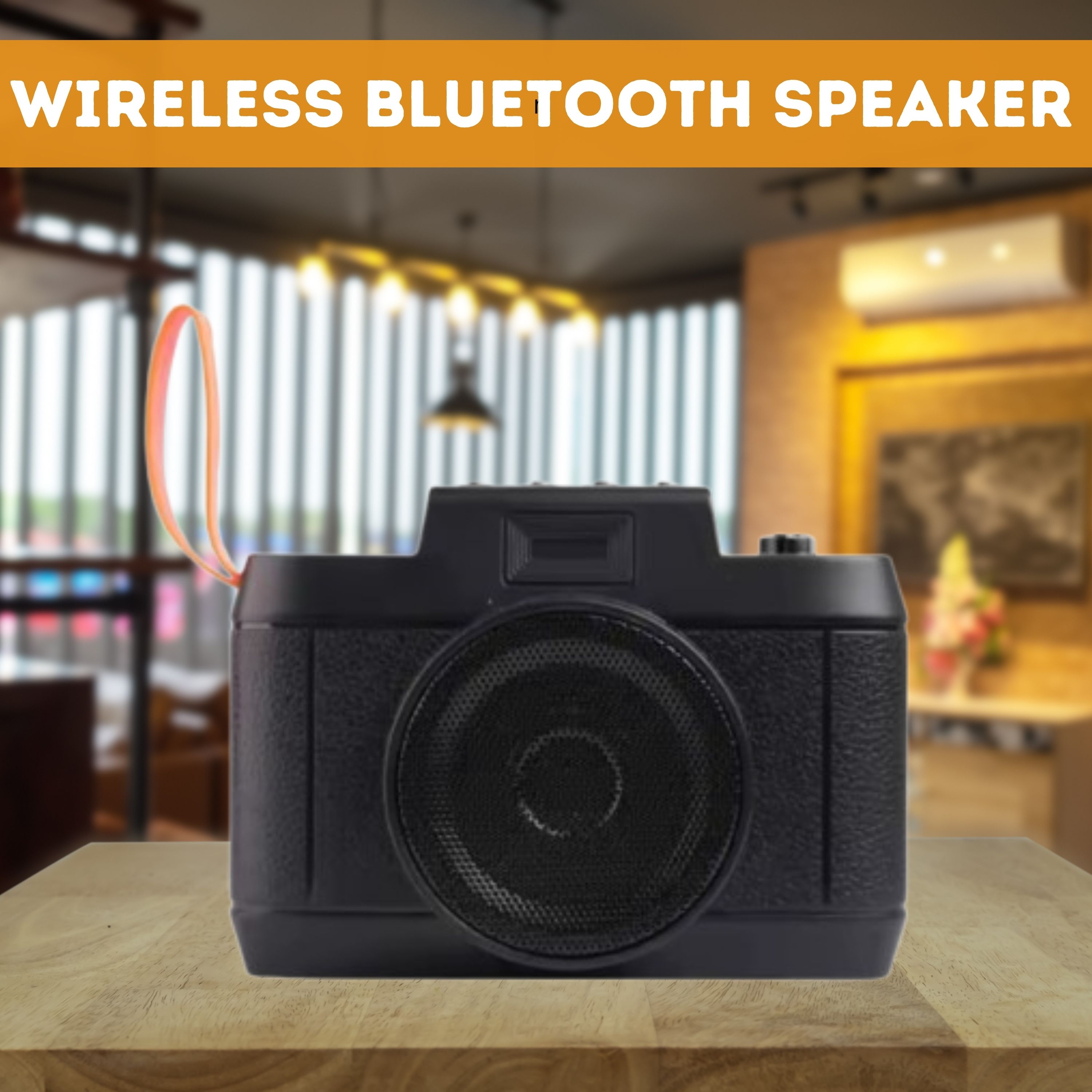GUGGU Click (PORTABLE DESKTOP SPEAKER) Crystal Clear Sound With Long Life BatteryG6 10 W Bluetooth Laptop/Desktop Speaker-image-14