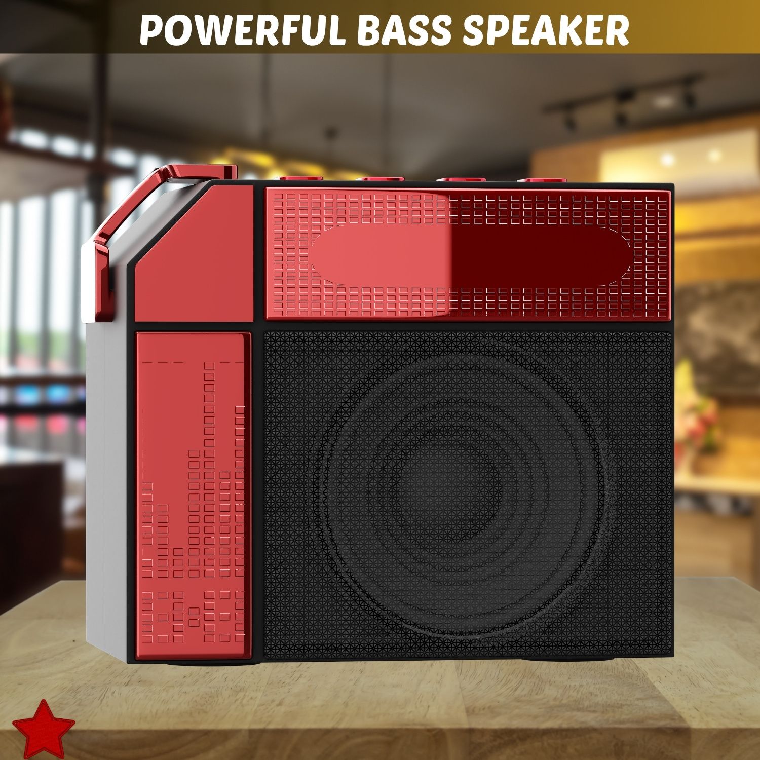 SACRO Kohinoor (PORTABLE BLUETOOTH SPEAKER) Crystal Clear Sound and Deep BassEM353 10 W Bluetooth Laptop/Desktop Speaker-image-40