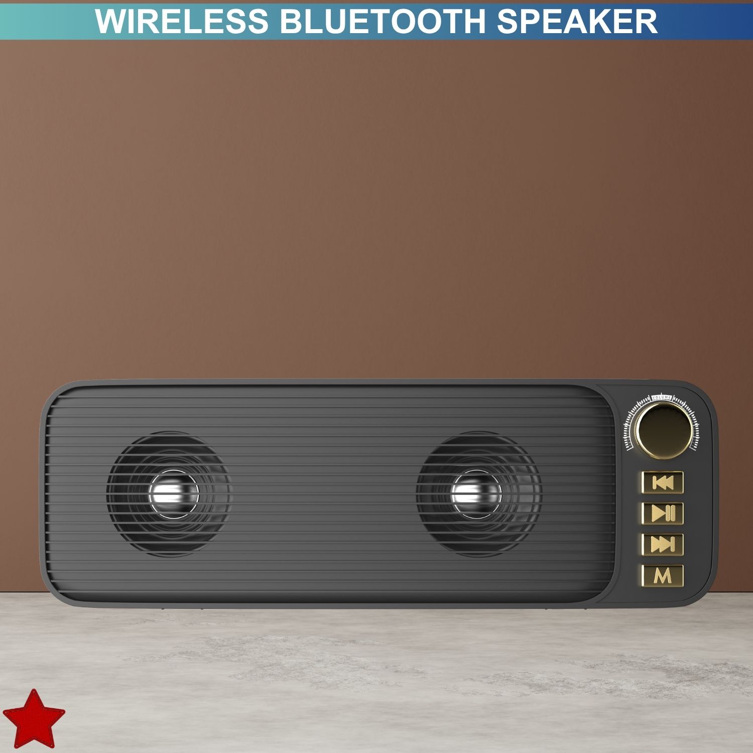 SYARA Shehnsha (PORTABLE BLUETOOTH DESKTOP SPEAKER) With Dynamic Thunder SoundTR195 40 W Bluetooth Laptop/Desktop Speaker-picture-34