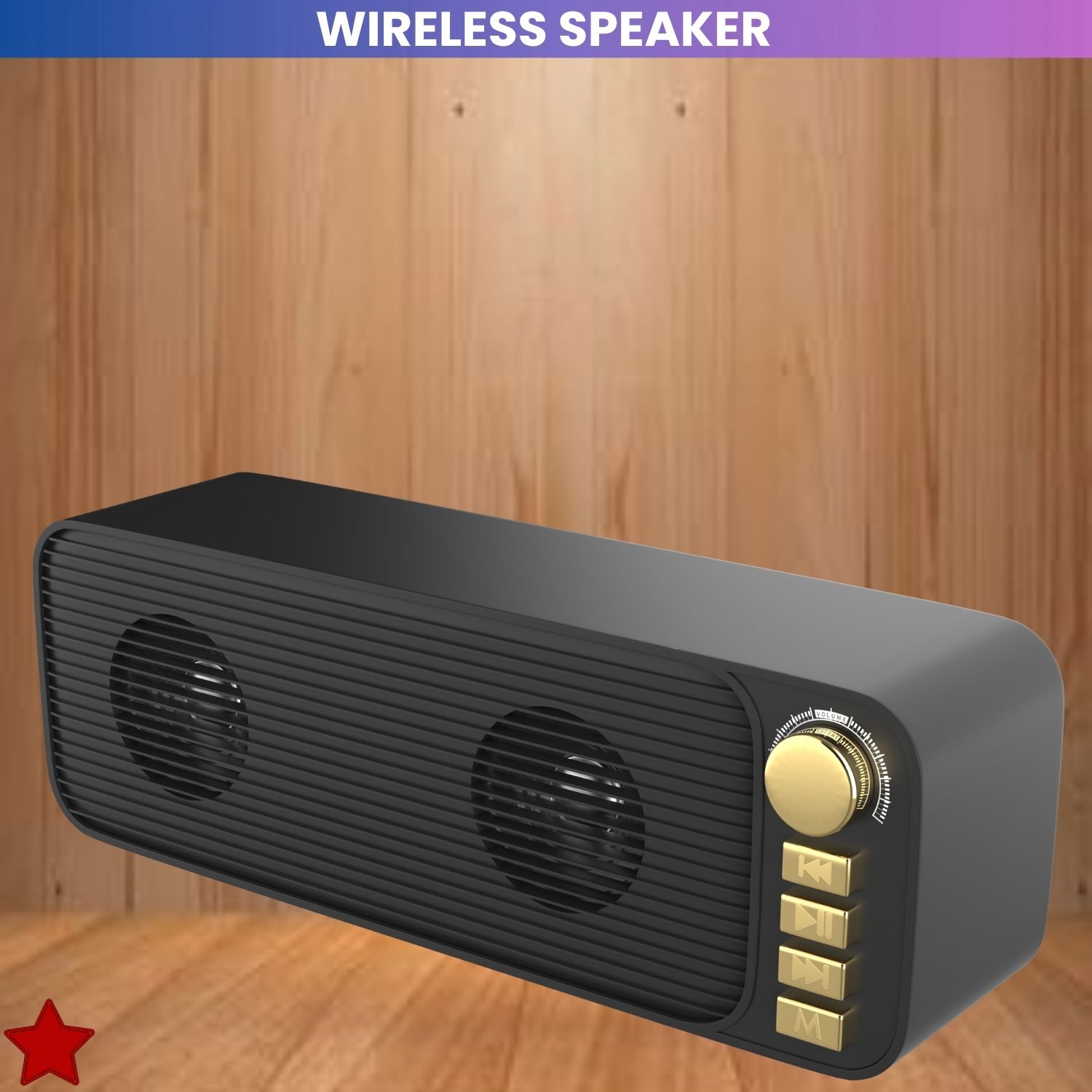 SYARA Shehnsha (PORTABLE BLUETOOTH DESKTOP SPEAKER) With Dynamic Thunder SoundRR184 40 W Bluetooth Laptop/Desktop Speaker-picture-30