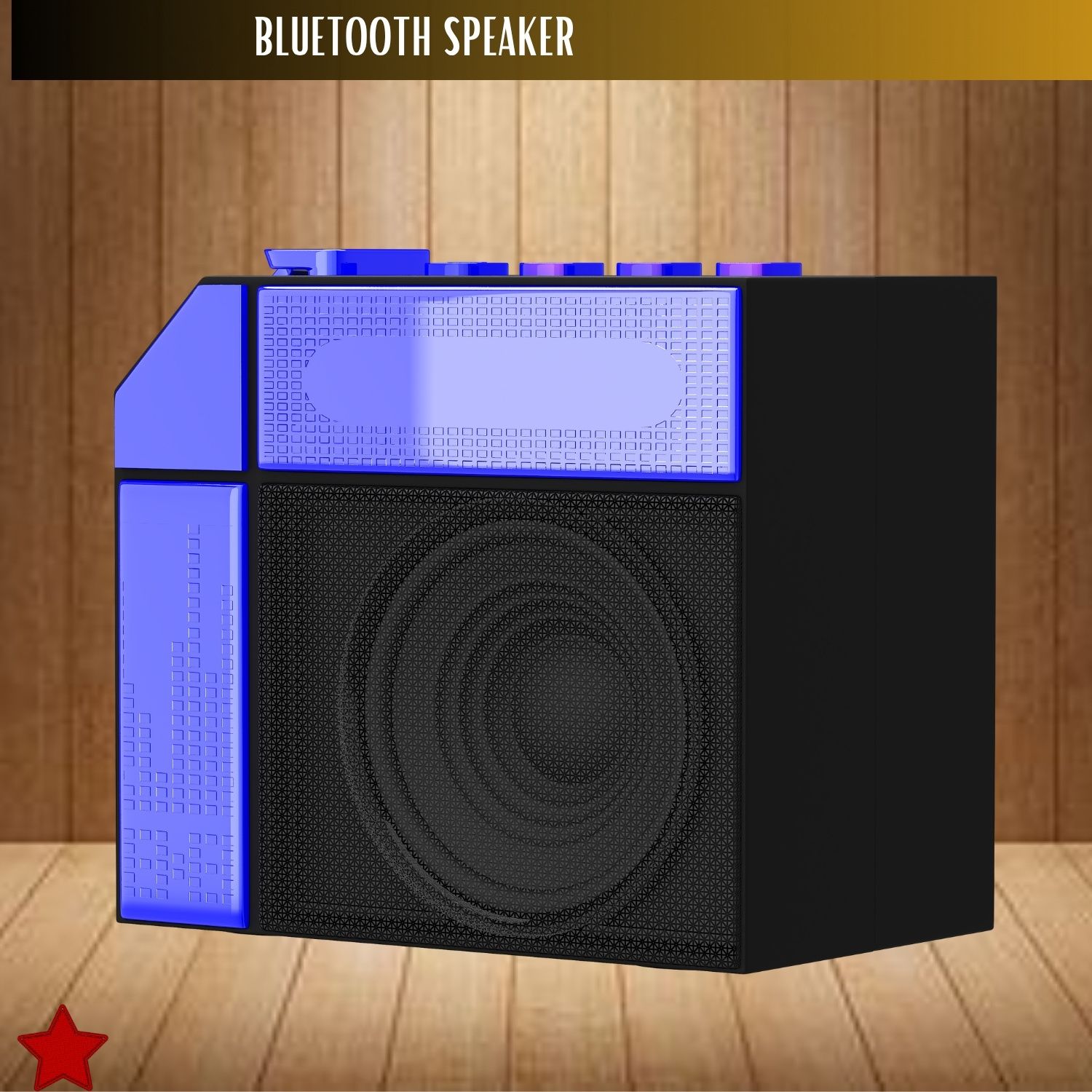 SACRO Kohinoor (PORTABLE BLUETOOTH SPEAKER) Crystal Clear Sound and Deep BassTM330 10 W Bluetooth Laptop/Desktop Speaker-image-34