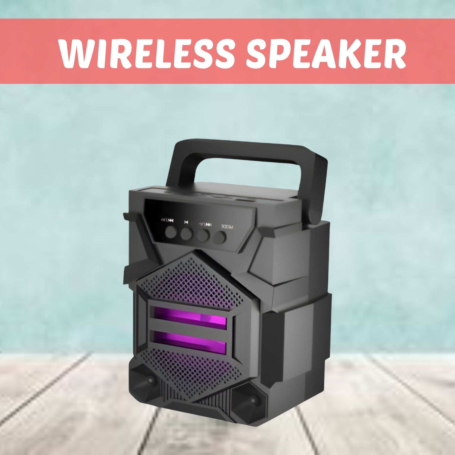 guggu 3104 (portable bluetooth party speaker) with high quality sound & high basseo470 5 w bluetooth laptop/desktop speaker