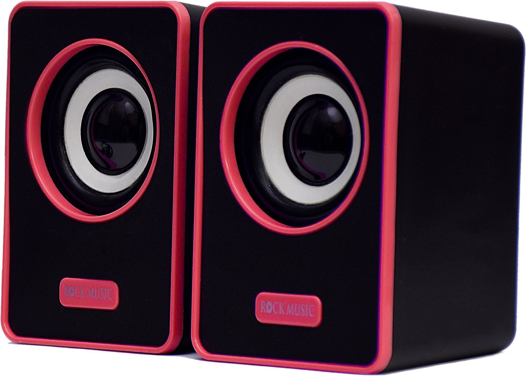 Monrix 6W PC Speaker with Powerful Bass | USB Powered Stereo Sound |Mobile & Desktop 6 W Laptop/Desktop Speaker