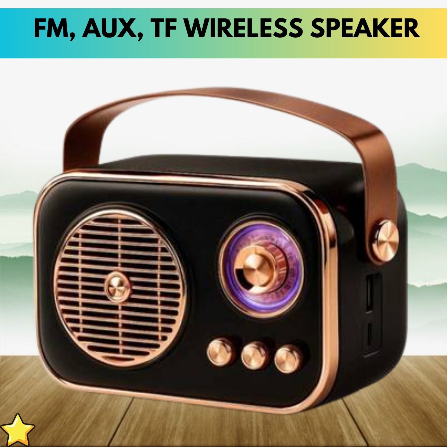 SYARA Saregama (PORTABLE BLUETOOTH SPEAKER) Fm Radio Speaker With Deep Bass SoundNU401 10 W Bluetooth Laptop/Desktop Speaker-image-13