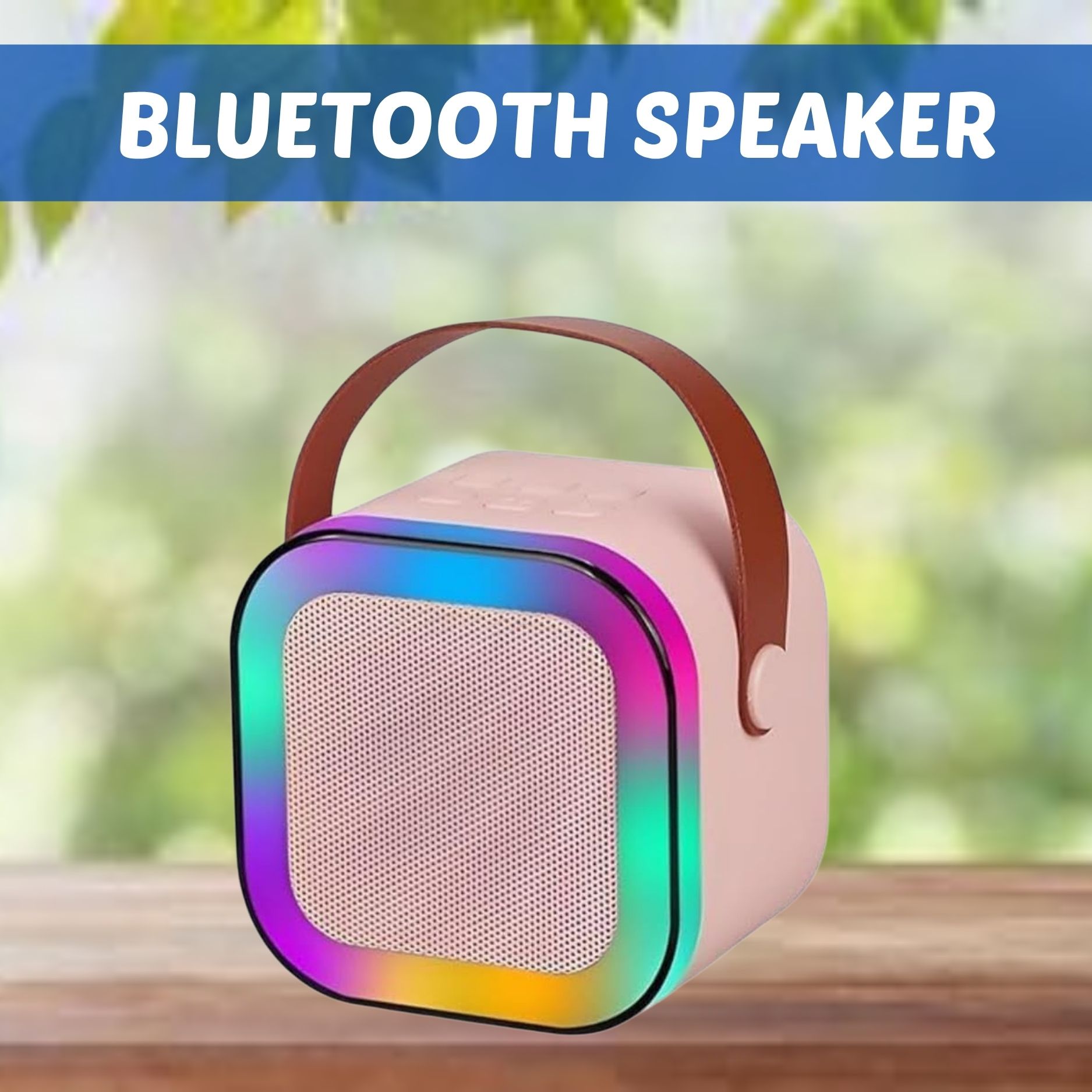 GUGGU W12 (PORTABLE WIRELESS BLUETOOTH SPEAKER) Dynamic Thunder Sound & RGB LightU271 10 W Bluetooth Laptop/Desktop Speaker-image-47