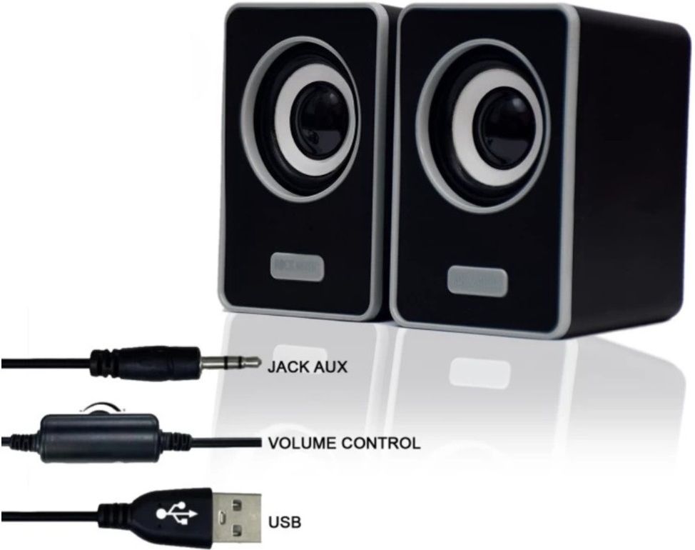 otoobest 6W Computer Speaker with Deep Bass USB Power & Clear Stereo Sound Coonect Mobile 6 W Bluetooth Laptop/Desktop Speaker