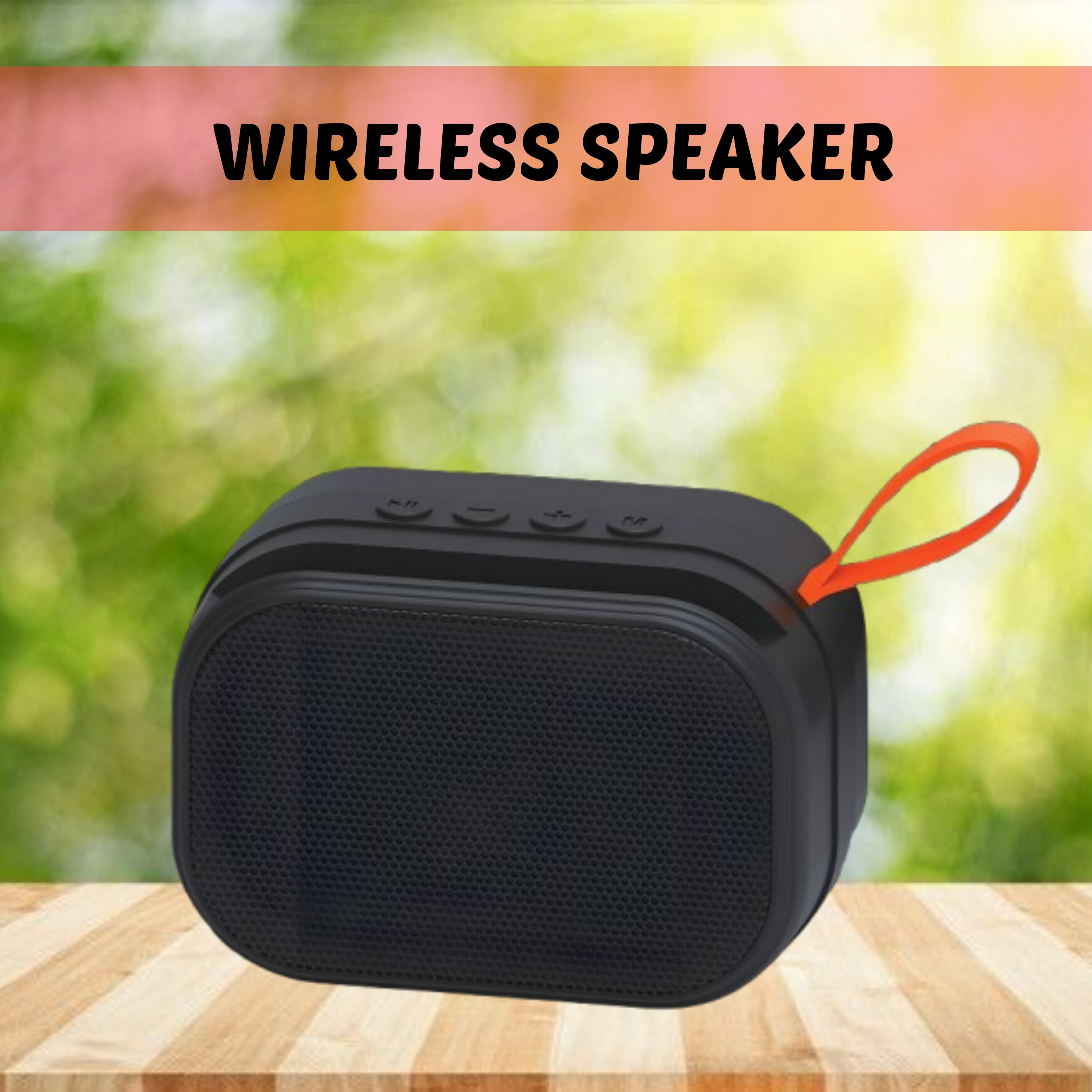SACRO Salsa Bluetooth (PORTABLE DESKTOP SPEAKER) With Deep Sound & Support USB/FM E303 10 W Bluetooth Laptop/Desktop Speaker image 1