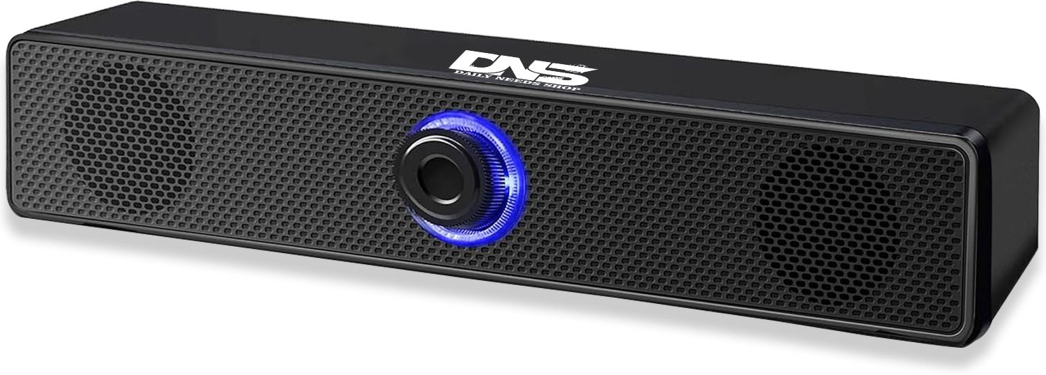 Daily Needs Shop RGB LED Light Music Computer Speaker With Full Power Sound Bass 6WLaptop/Desktop 6 W Bluetooth Laptop/Desktop Speaker-image-26