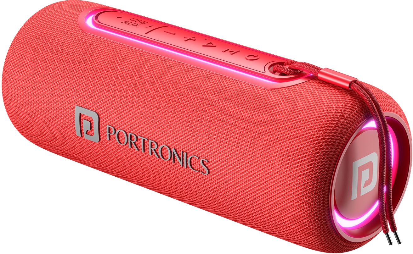 Portronics Resound 2 15W HD Sound with Mic, RGB Lights, TWS Pairing, vBT 5.3, IPX5 15 W Bluetooth Speaker-image-44