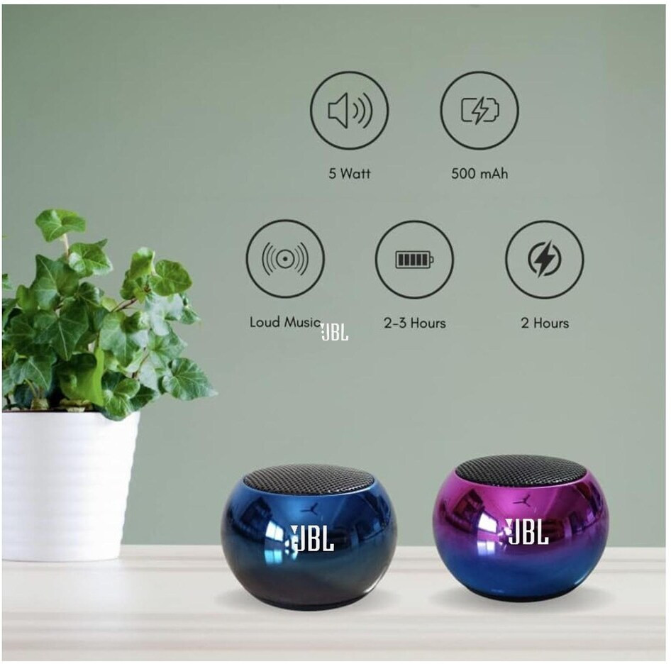 pushkar JBL Original Portable Wireless Bluetooth Mini Speaker (JBL1) 10 W Bluetooth Speaker image 1