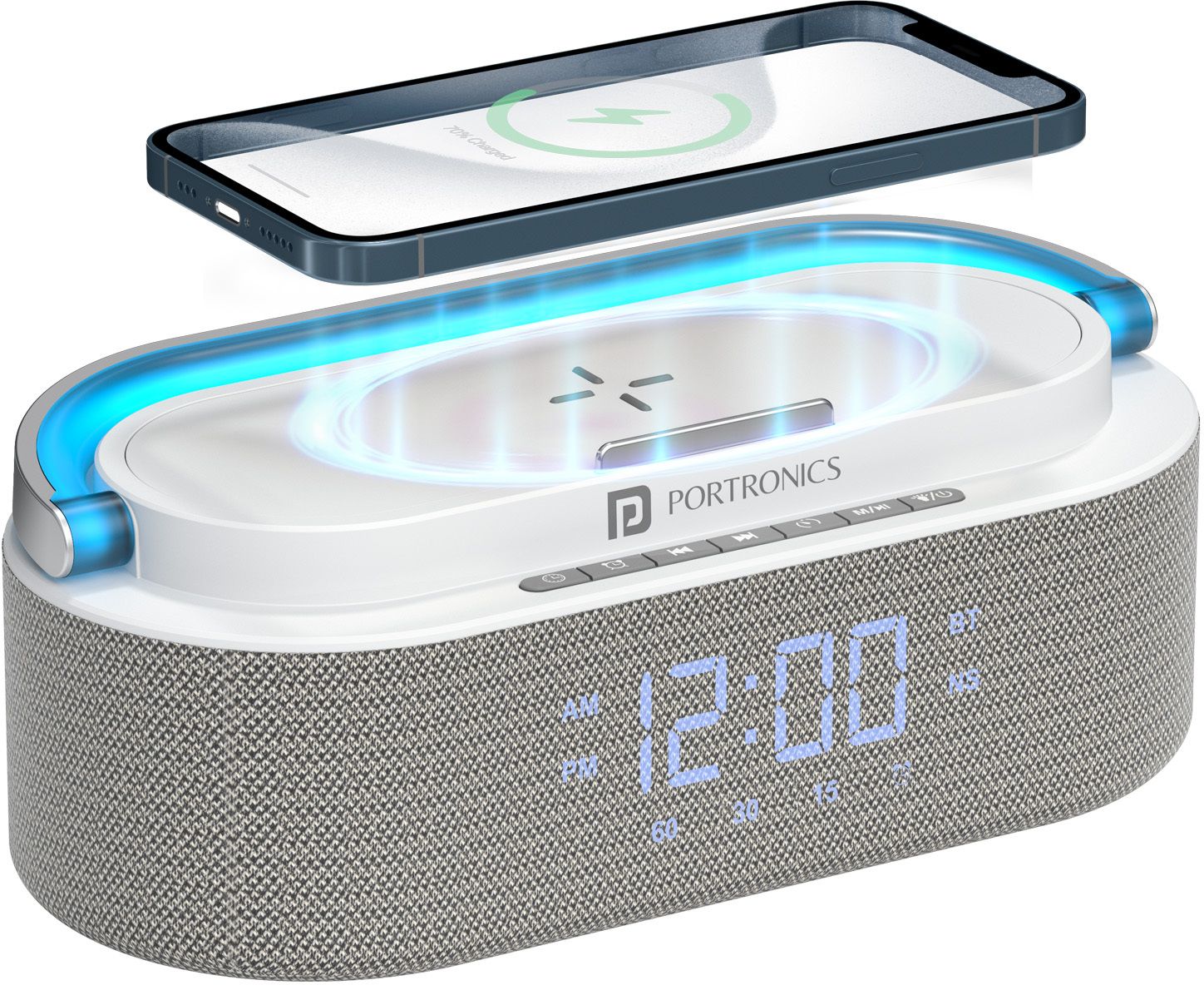 Portronics String 16W Bluetooth Speaker, 15W Wireless Charging,RGB LED Lights,Digital Clock 16 W Bluetooth Speaker-picture-30