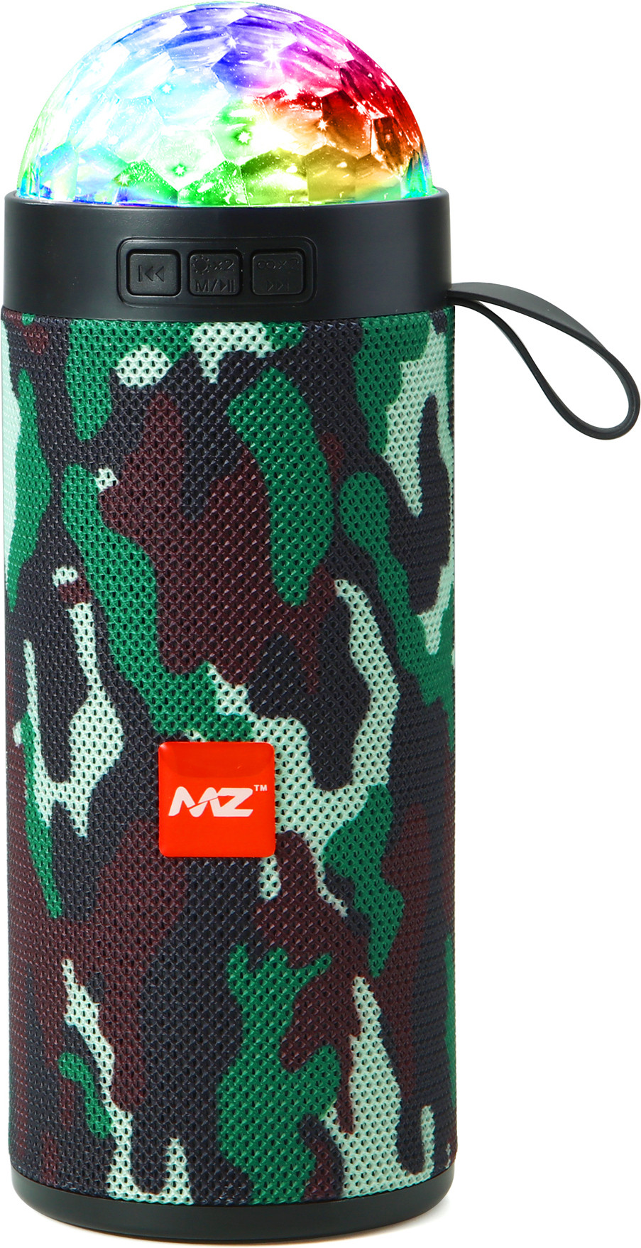 MZ M21VP (PORTABLE BLUETOOTH SPEAKER) Thunder Sound with Inbuilt Disco LED Light 10 W Bluetooth Speaker image 1