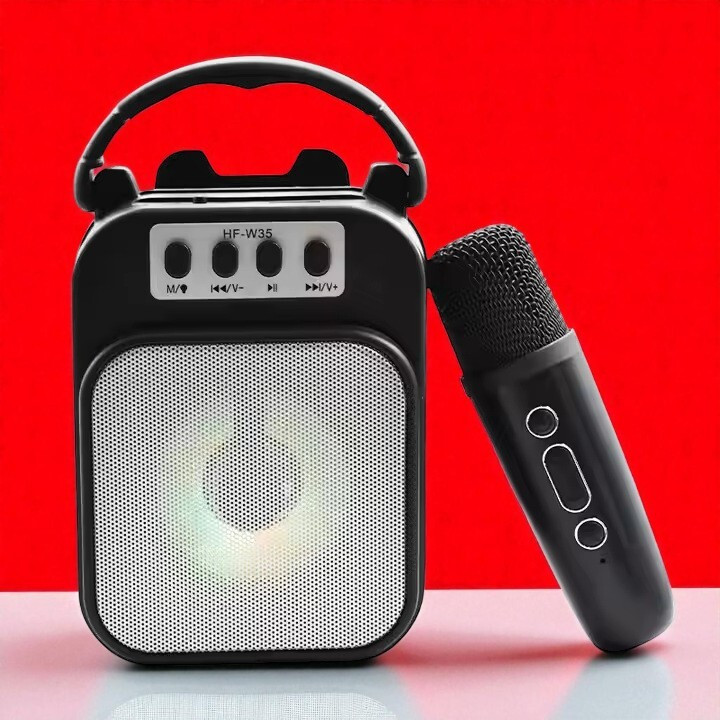 Nilesawar A264 Portable Wireless Karaoke Mic with Speaker – Great for Singing & Fun 5 W Bluetooth Speaker image 1