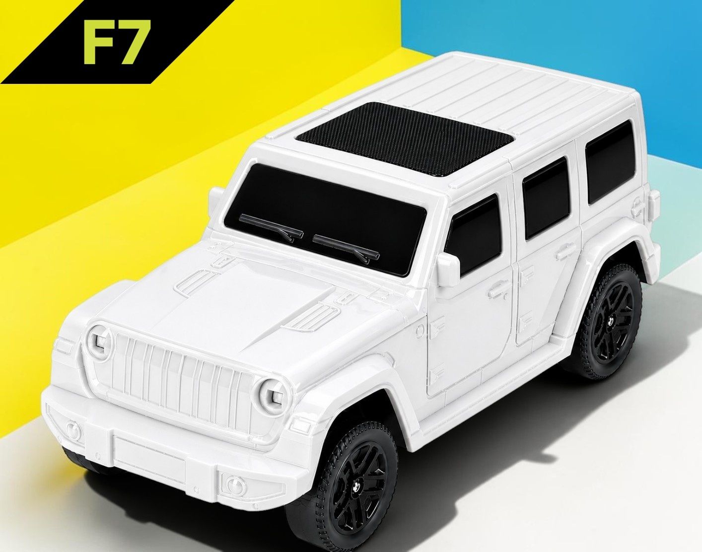 Shamsa X25 Portable Car Shape Bluetooth Speaker with LED Lights USB FM and AUX Support 9 W Bluetooth Speaker-image-39