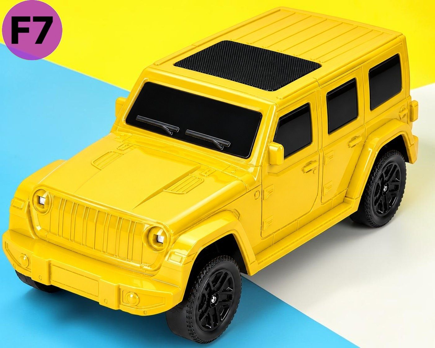3BAAN X485 Portable Car Shape Bluetooth Speaker with LED Lights USB FM and AUX Support 9 W Bluetooth Speaker-image-47