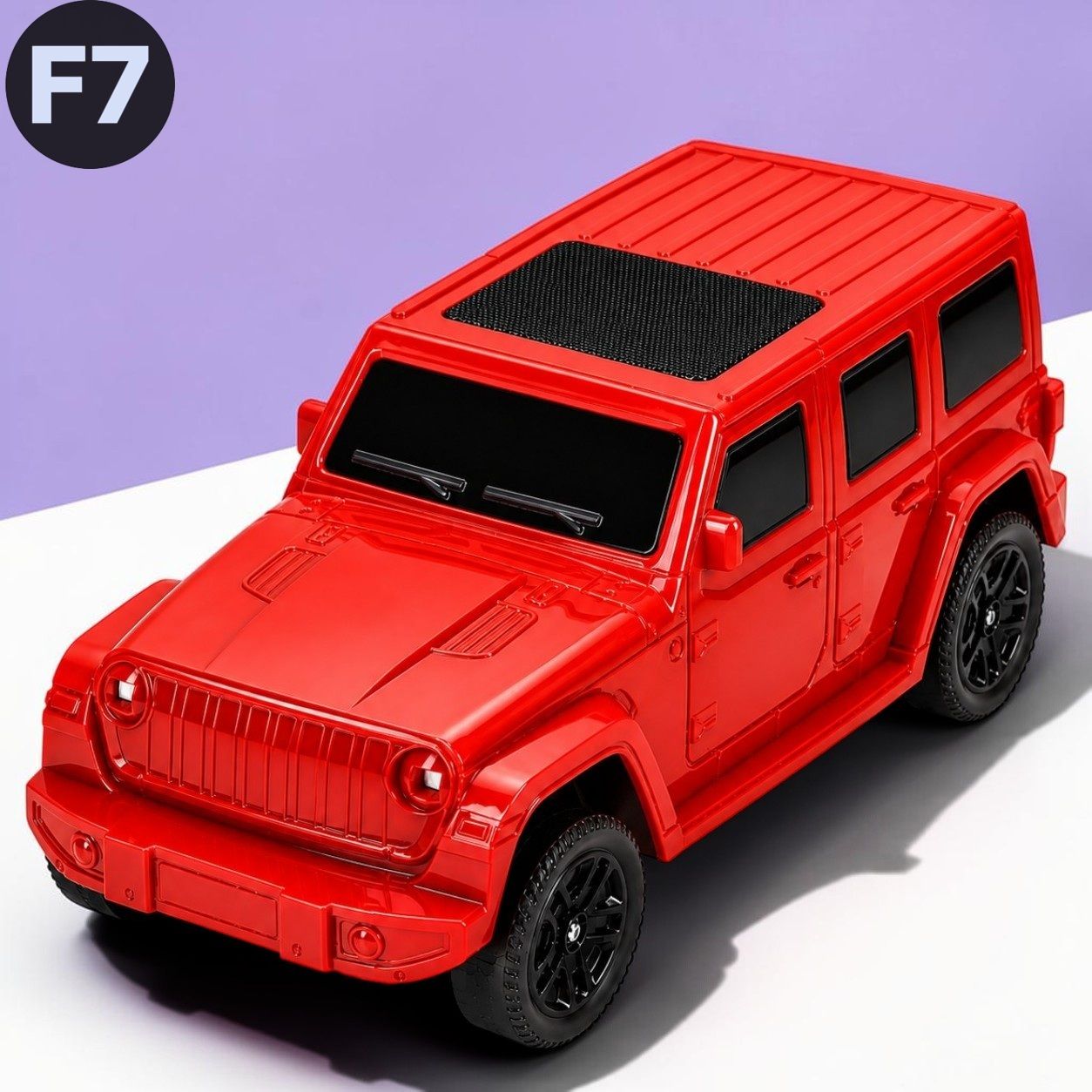 3BAAN X365 Portable Car Shape Bluetooth Speaker with LED Lights USB FM and AUX Support 9 W Bluetooth Speaker-image-33