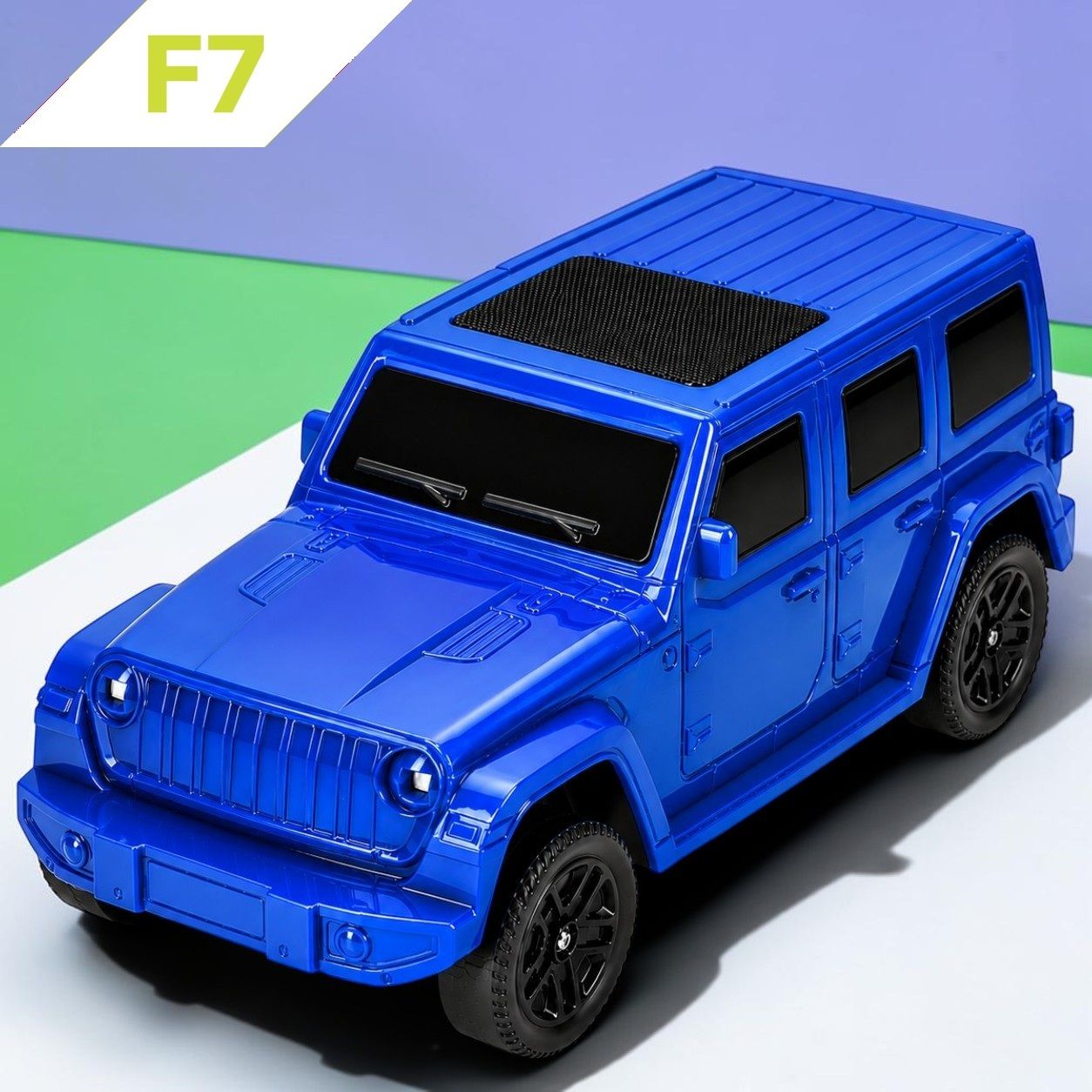Shamsa X55 Portable Car Shape Bluetooth Speaker with LED Lights USB FM and AUX Support 9 W Bluetooth Speaker-image-31