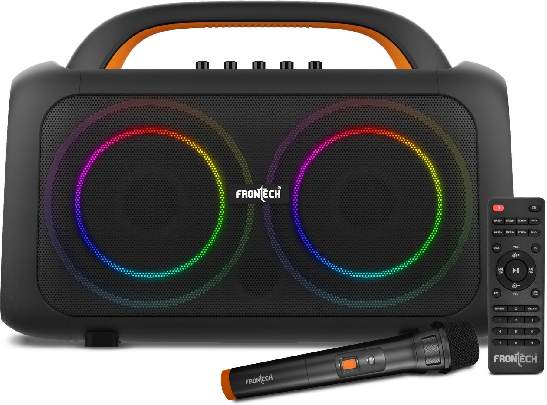 Frontech ECHO BOOM-242 Bluetooth Speaker | 70W | RGB Lighting | BT/FM/USB/TF/MIC | TWS 70 W Bluetooth Speaker-image-13