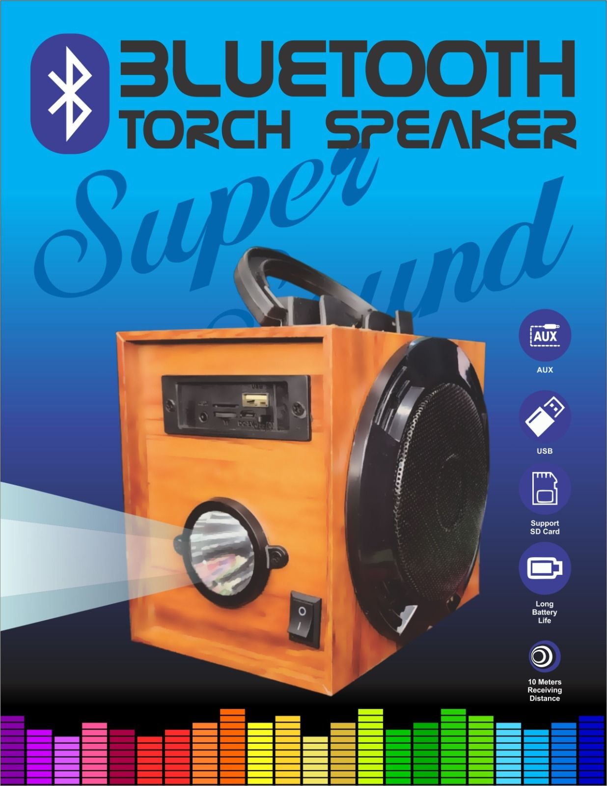 sykz NANO BLUETOOTH TORCH SPEAKER 10 W Bluetooth Speaker-image-12