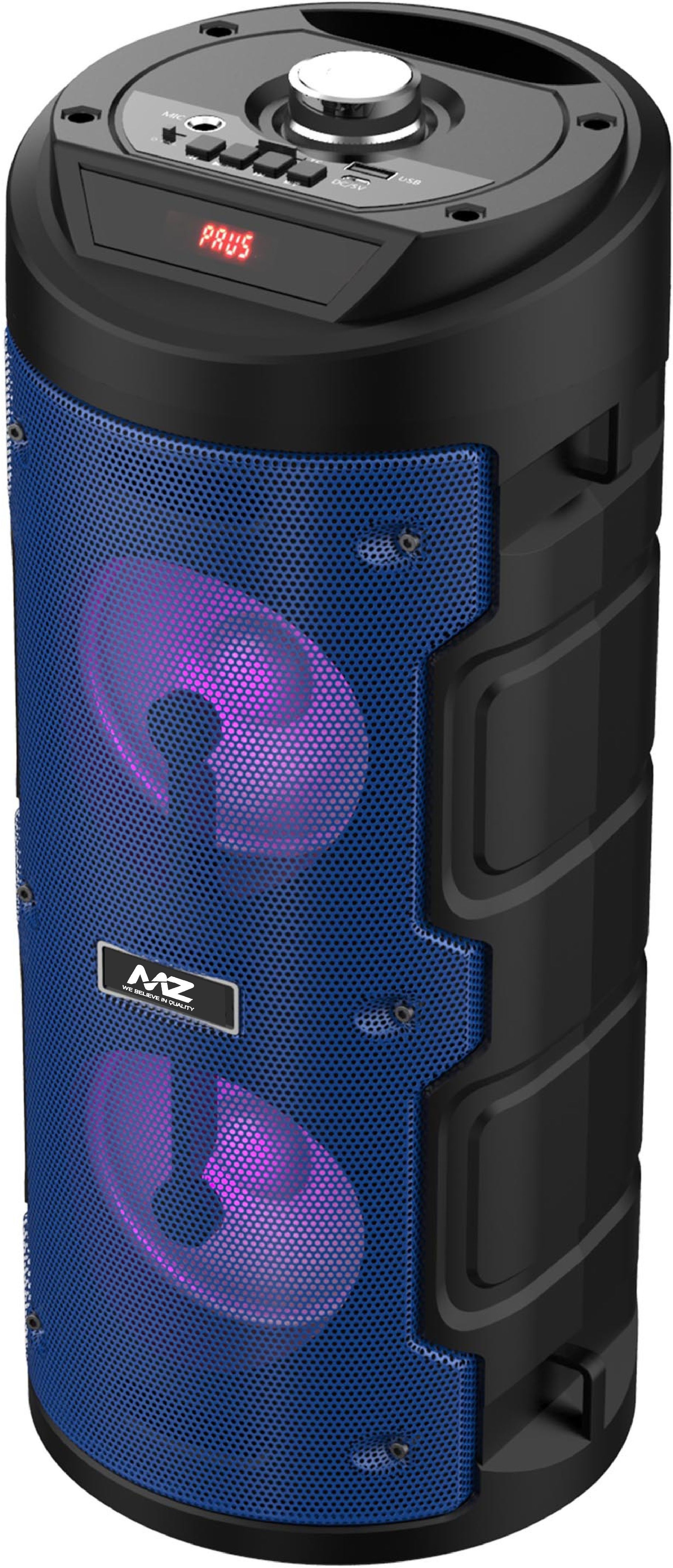 MZ M302 (PORTABLE KAROAKE SPEAKER)Dynamic Thunder Sound With Karaoke Mic 4 X 2 Inch 10 W Bluetooth Speaker-picture-10