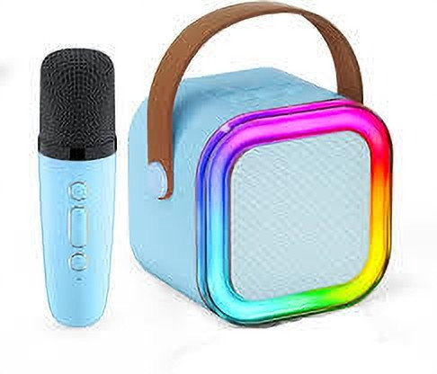 TECHMAZE K12 Speaker Machine Bluetooth-Compatible Wireless Karaoke Mic Speaker Yd668 10 W Bluetooth Speaker image 1