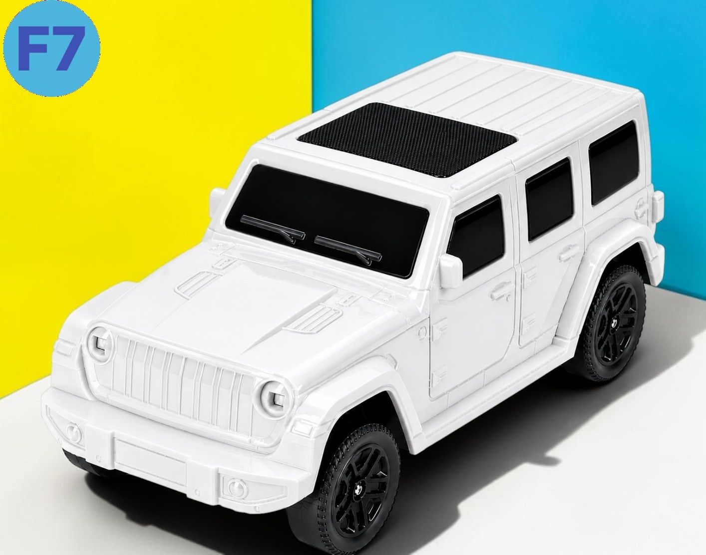 3BAAN X385 Portable Car Shape Bluetooth Speaker with LED Lights USB FM and AUX Support 9 W Bluetooth Speaker-image-44
