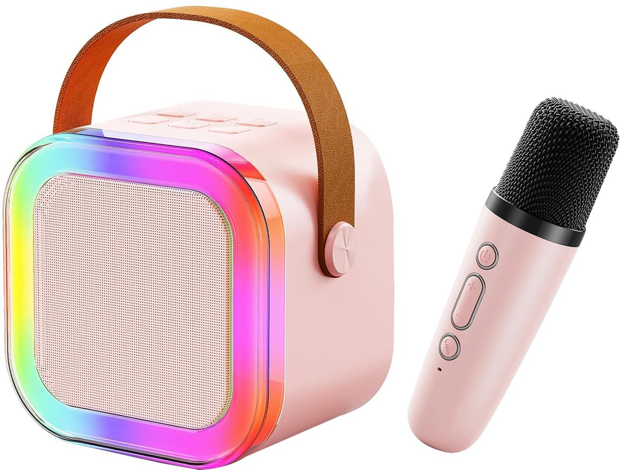 ANY KART Portable Bluetooth Karaoke Speaker with Mic, LED Lights, Rechargeable Battery 5 W Bluetooth Speaker-image-9