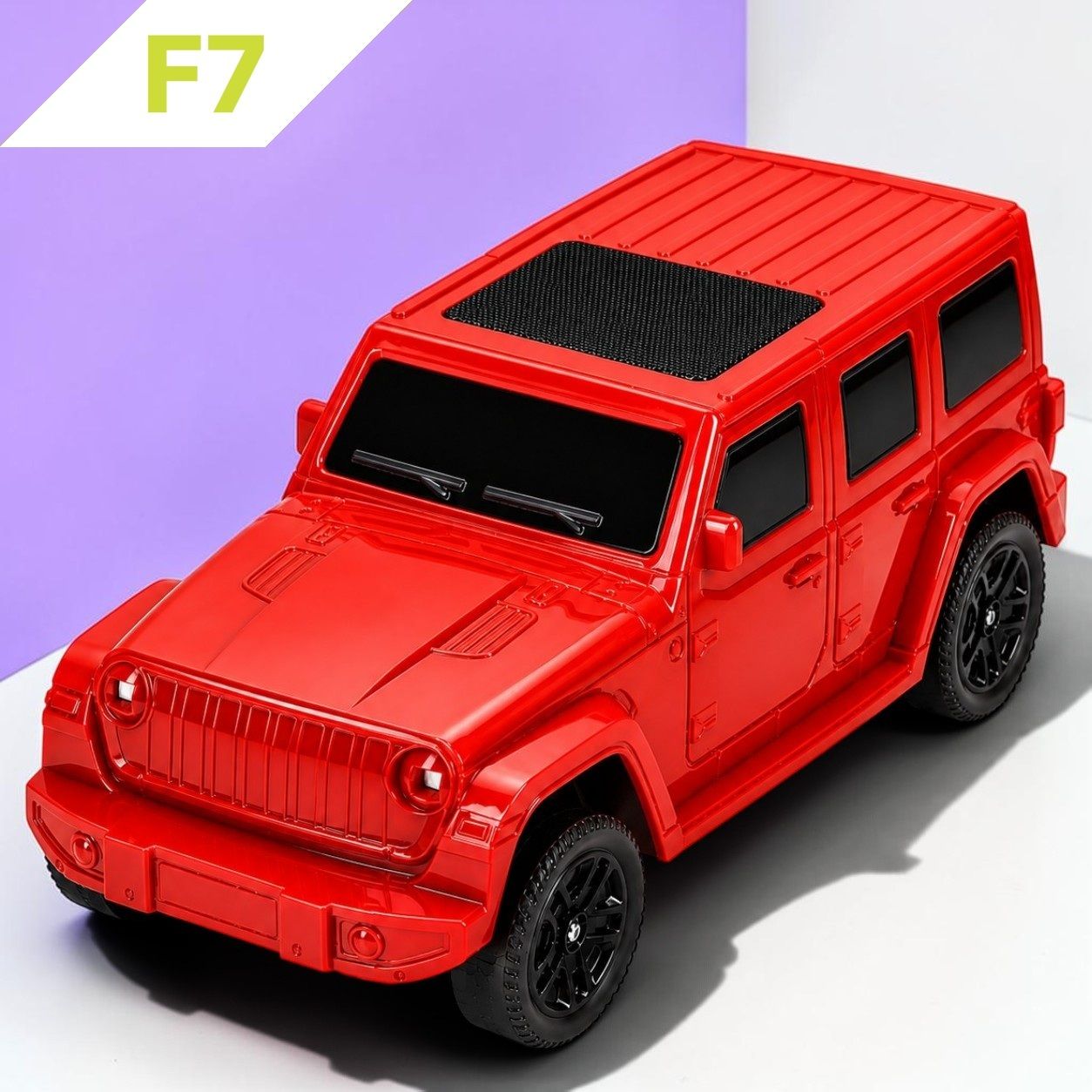 3BAAN X65 Portable Car Shape Bluetooth Speaker with LED Lights USB FM and AUX Support 9 W Bluetooth Speaker-image-40