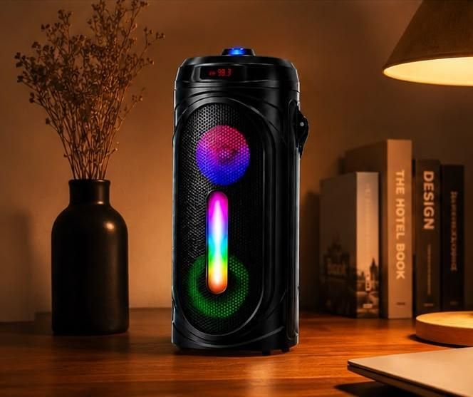 ZEKLY 40W Bluetooth Tower Speaker | Dual Woofer RGB Lights | Remote | 40 W Bluetooth Party Speaker-image-34