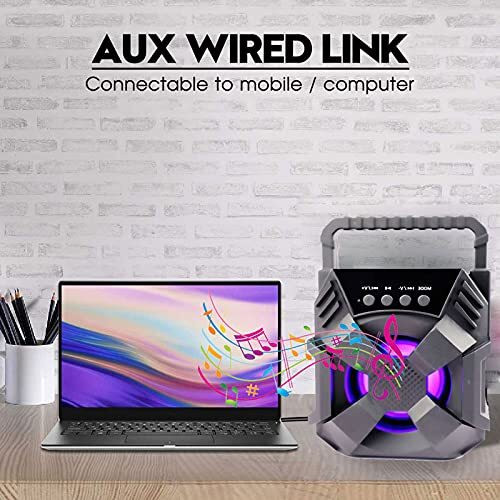 TECHEL WS-01 Heavy BASS Bluetooth Speaker With Good Quality SWF8 56 W Bluetooth Party Speaker image 1