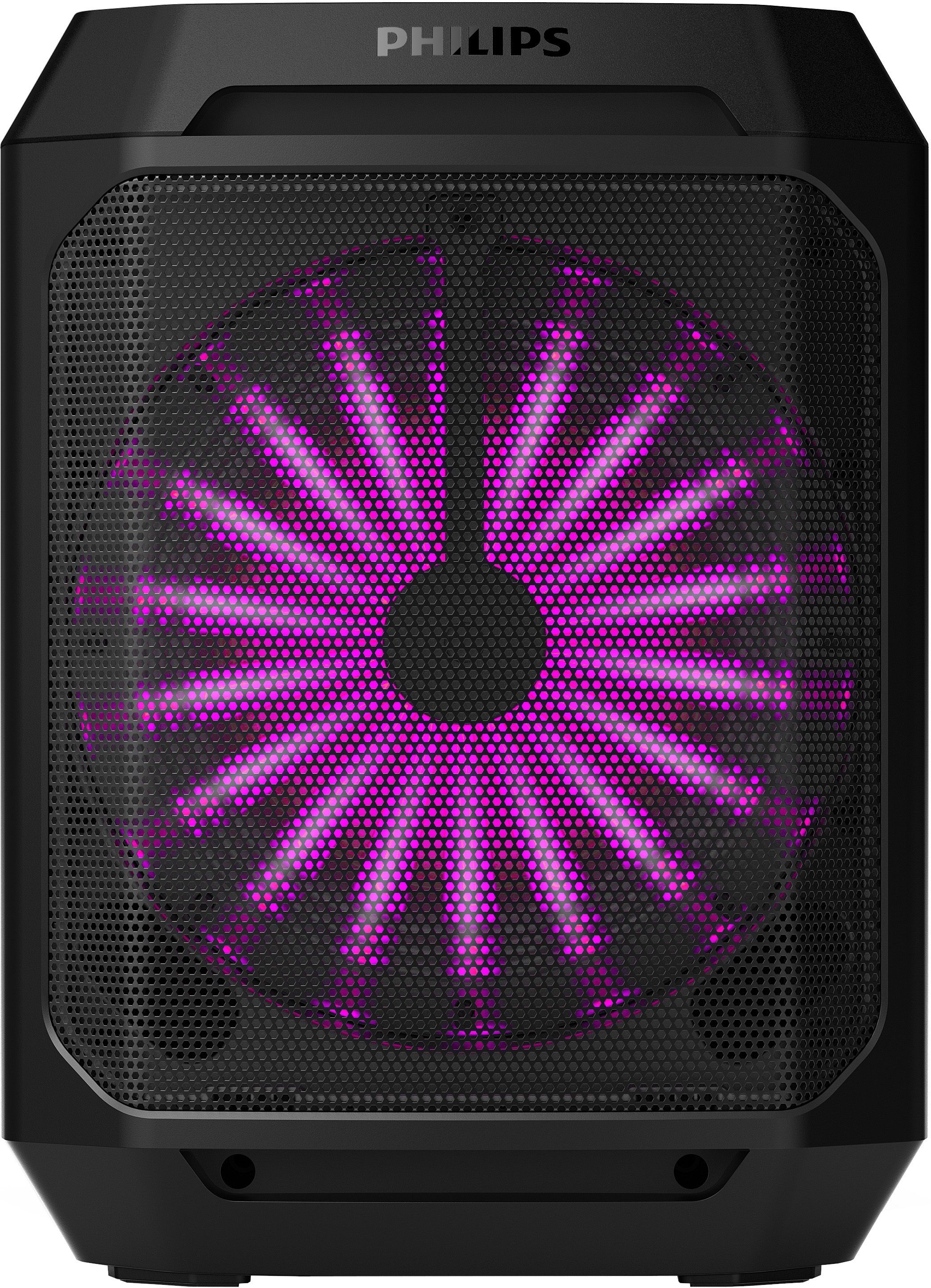 PHILIPS Dynamic Bass Boost, 3000mAh Battery, Aux-in, Karaoke Microphone Input 30 W Bluetooth Party Speaker