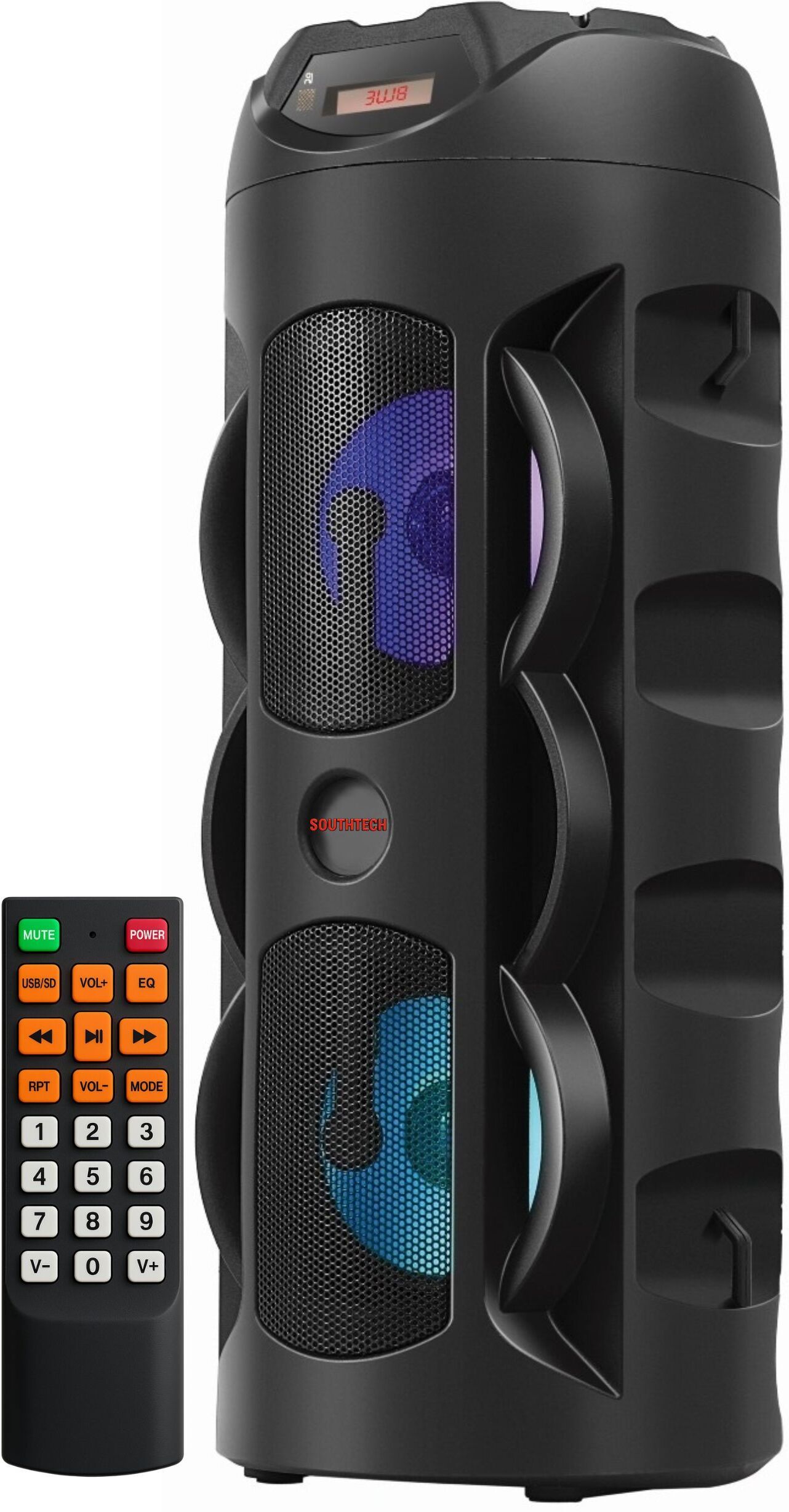 SOUTHTECH Premium Boom Pro TWS UPTO 12 hours play time with Remote , 40 W Bluetooth Party Speaker-image-4