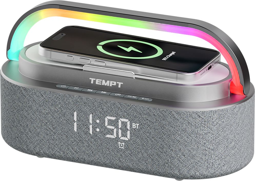 TEMPT Tempt 16W Privee Fusion 4 in 1 Speaker | 15W Wireless Charging 16 W Bluetooth Party Speaker-image-31