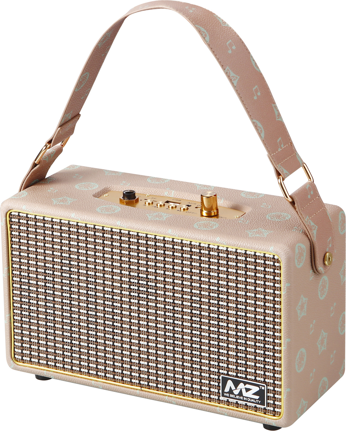 MZ M434SP (PORTABLE BLUETOOTH SPEAKER) Dynamic Thunder Sound with High Bass 16 W Bluetooth Party Speaker image 1