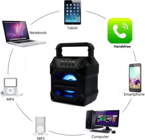 Clairbell DIX_482A_WS02 WIRELESS 3D ULTRA SOUND SPEAKER WITH LED LIGHT/FM/USB/SD SLOT 48 W Bluetooth Party Speaker-image-22