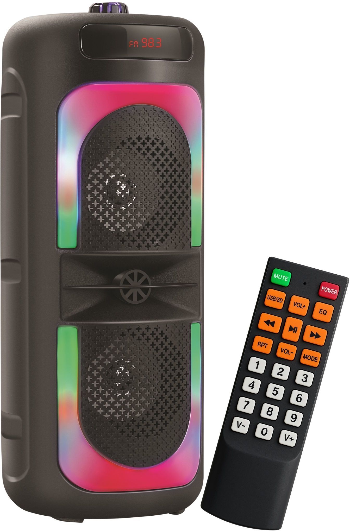 SOUTHTECH Premium Partymate TWS UPTO 12 hours play time with Remote , 40 W Bluetooth Party Speaker