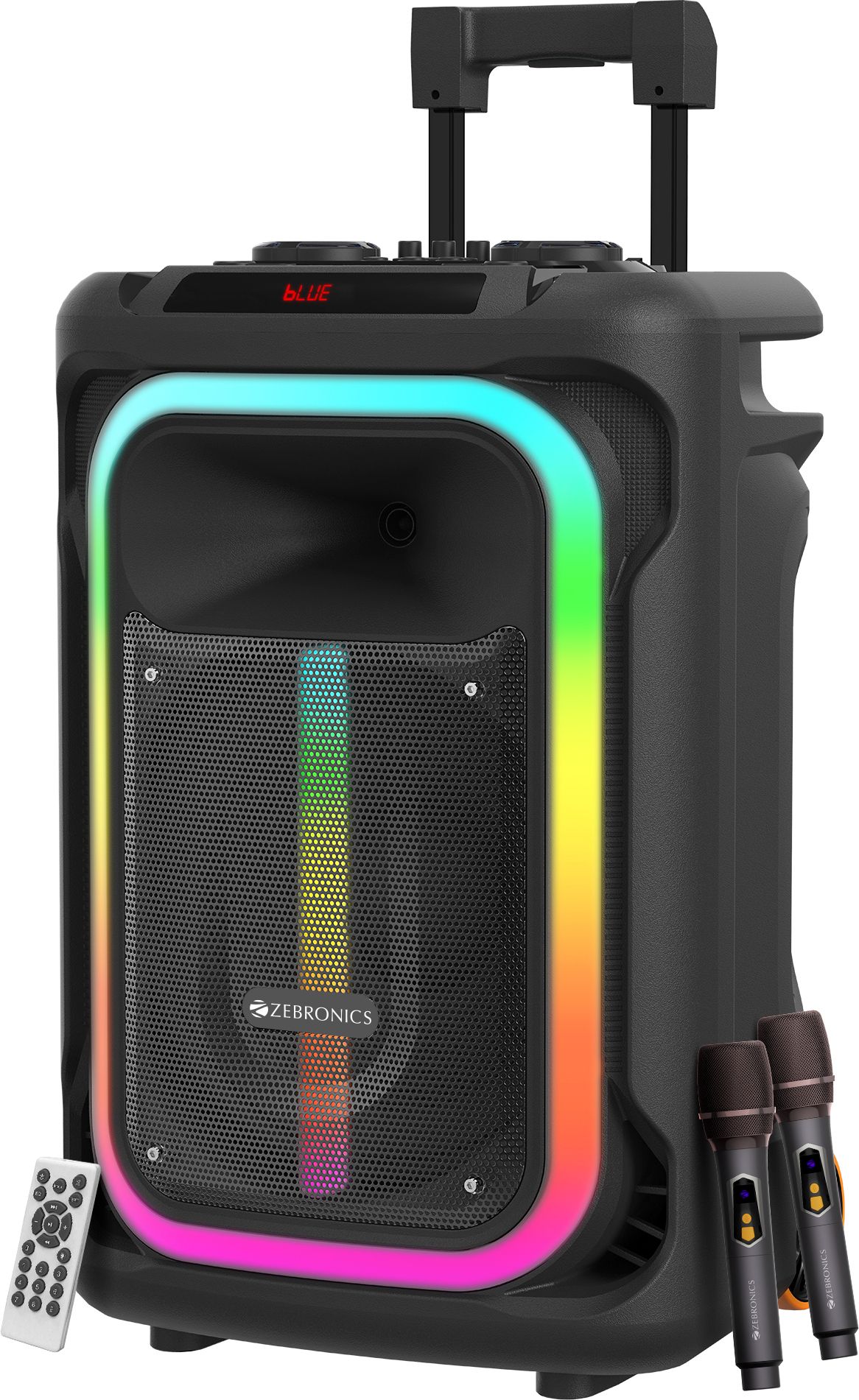 ZEBRONICS Buddy 300, Karaoke Function,Upto 7h Backup, RGB LED Lights 220 W Bluetooth Party Speaker-picture-39