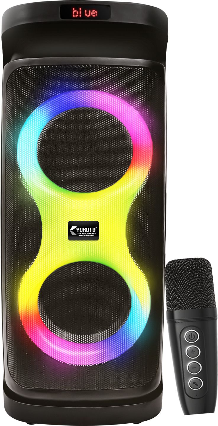 YOROTO J27 50W Bluetooth Party Speaker with Wireless Mic, RGB Lights & TWS 50 W Bluetooth Party Speaker-image-37
