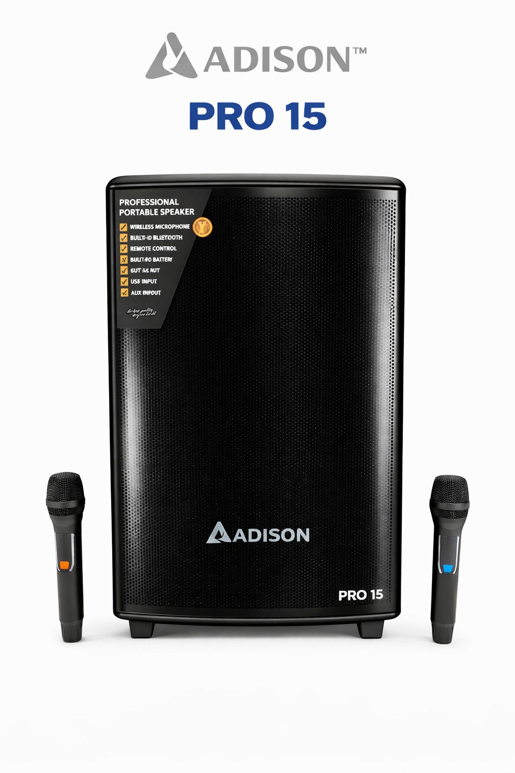 ADISON ADISON PRO 15 150 W Bluetooth Party Speaker-image-0