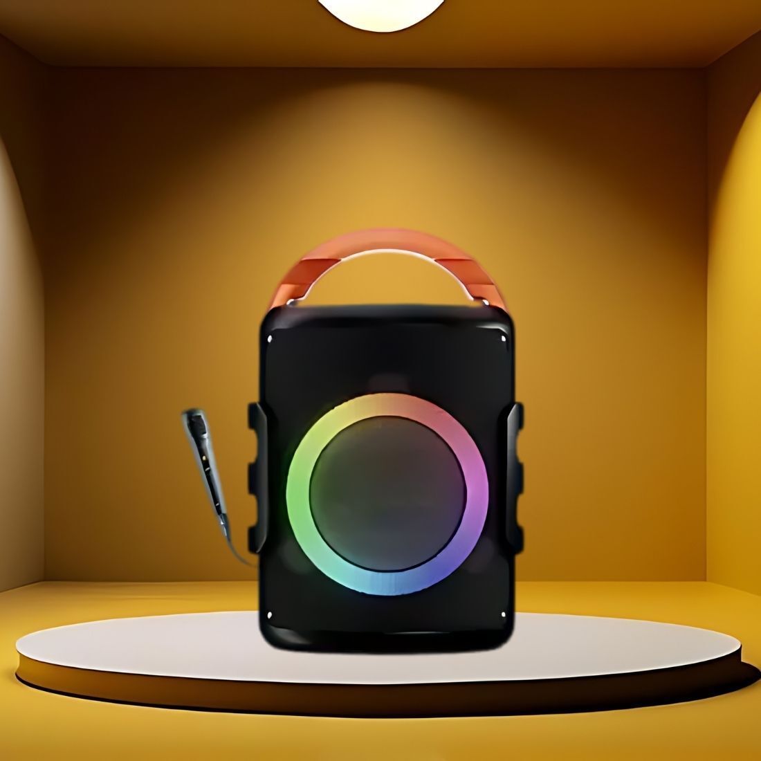 GUGGU DJ Box 20W Bluetooth Speaker with FM Radio, Mic, RGB Light & 4 hour's backQO359 20 W Bluetooth Party Speaker-image-41