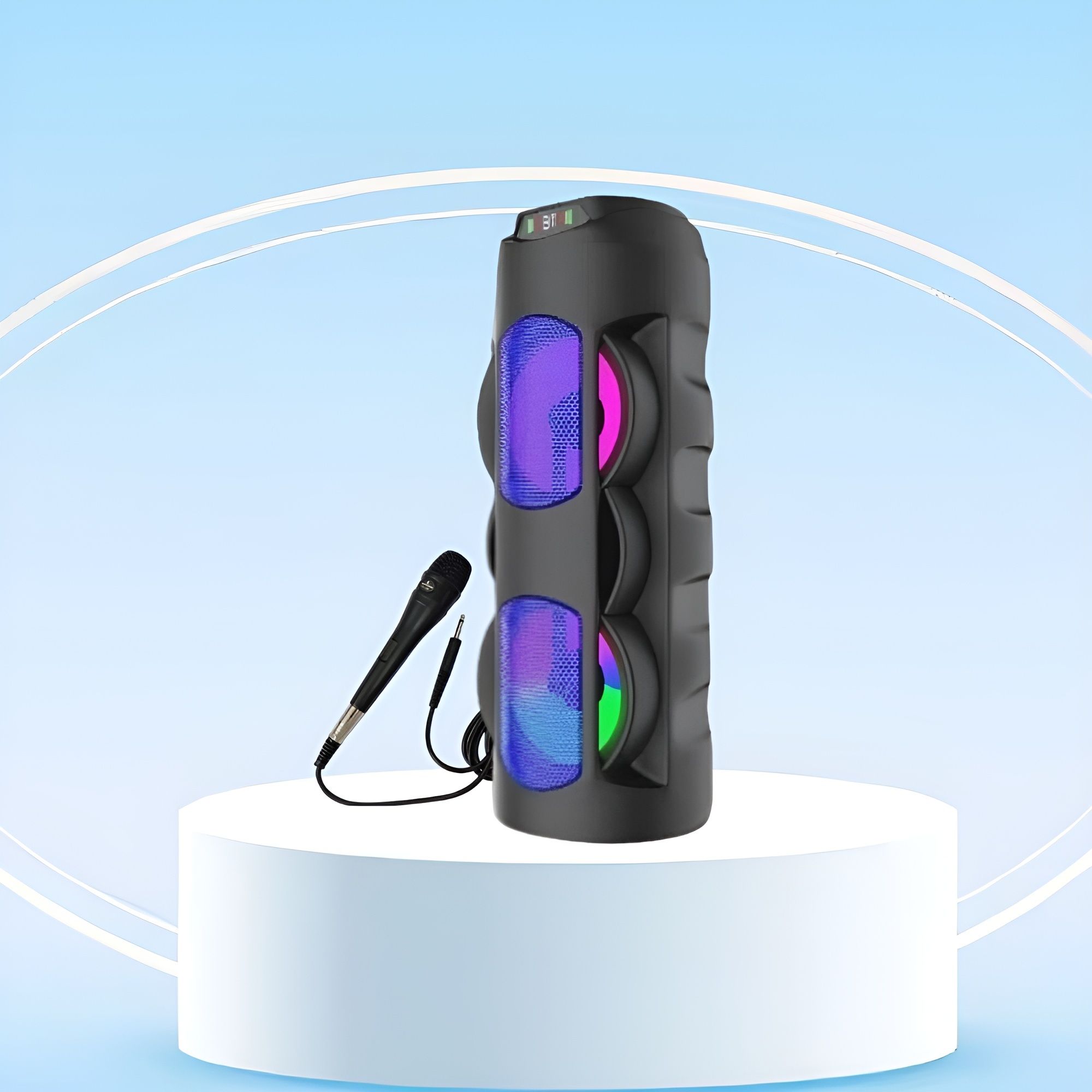 GUGGU DJ Box 30W Bluetooth Home Audio Speaker & FM Radio with Mic ,USB Pen DriveOW318 30 W Bluetooth Party Speaker-image-28