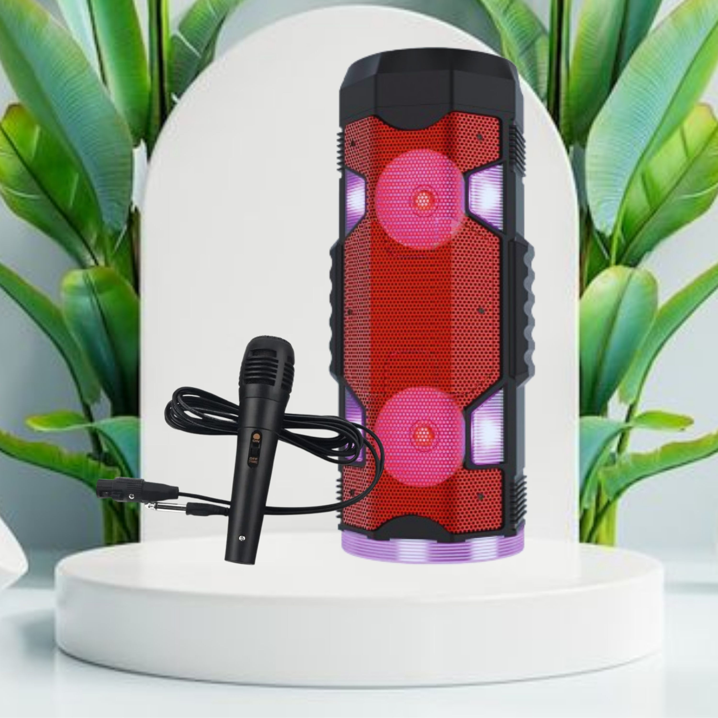 GUGGU Bluetooth Party Speaker with mic, AUX/TF Card USB, With Deep Bass Sound D390 20 W Bluetooth Party Speaker image 1