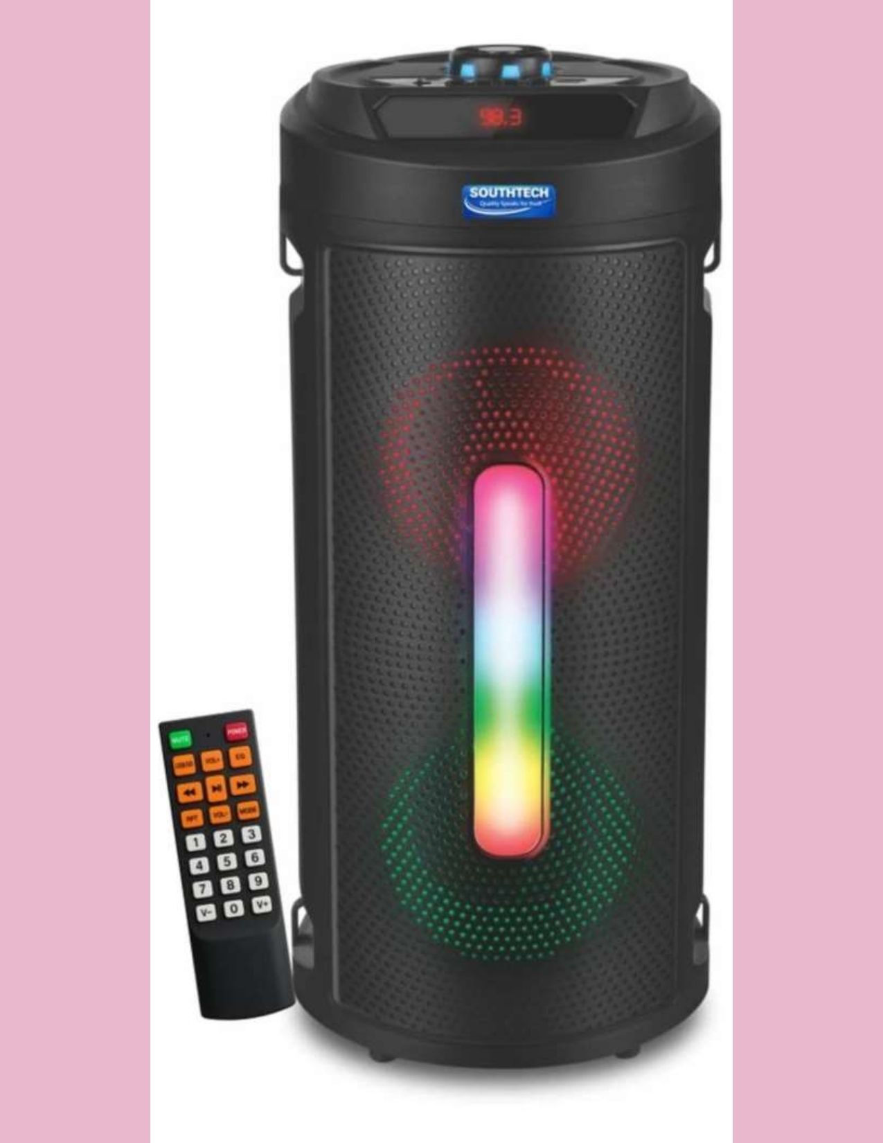 SOUTHTECH Bluetooth Tower Speaker | Dual Woofer | RGB LED Lights_A43 40 W Bluetooth Party Speaker-image-41