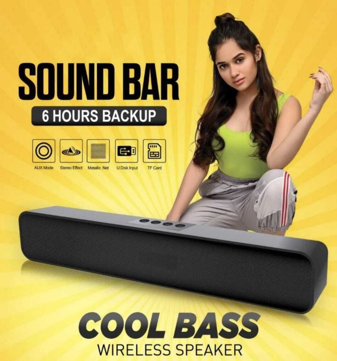 GOOD FUN Long Bar Dual-Speaker Multimedia Radio Bluetooth Audio Support TF Card/U Disk 01 10 W Bluetooth Soundbar-image-38