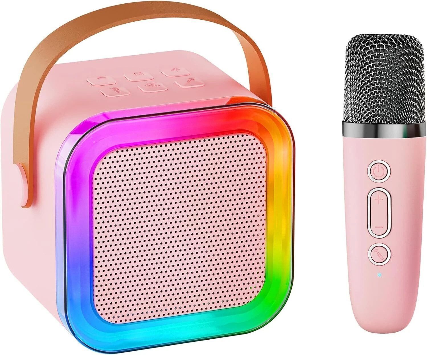 Vini enterprise Wireless Mini Portable Karaoke Speaker with Microphone & LED Lights 6 W Bluetooth Speaker-picture-19