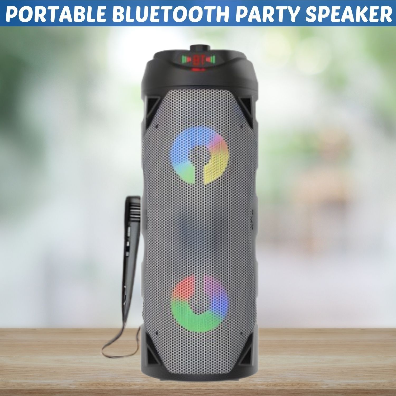 APENTERPRISES Star (WIRELESS BLUTOOTH PARTY SPEAKER)High Bass Sound Quality With Wired MicK262 30 W Bluetooth Party Speaker-image-46